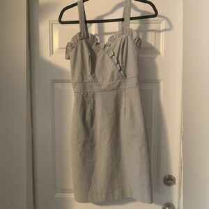 Stunning seersucker CREMIEUX striped size 2 dress